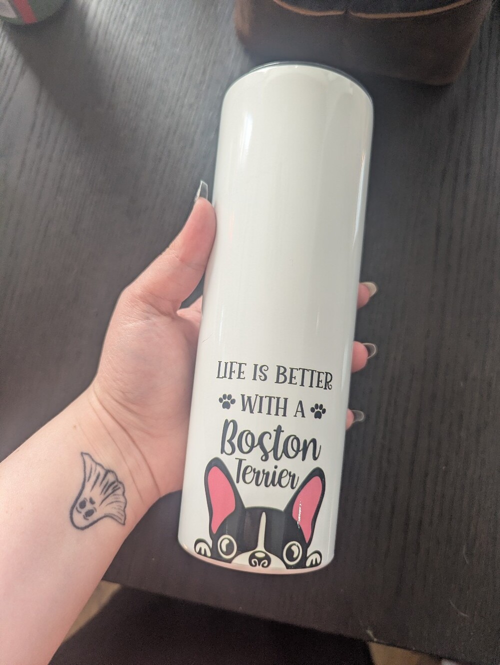 Boston Terrier Travel Cup